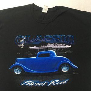 Mels Drive In 90s Y2K Vintage T Shirt Made gildan XL street rod classic …